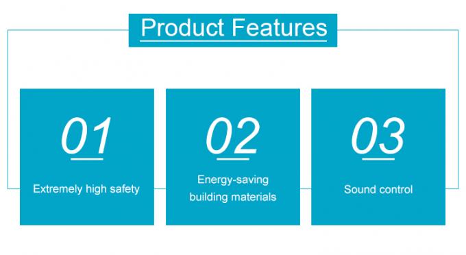 درب های کشویی آلومینیومی دو جداره ضد آب با پوشش پودر 1