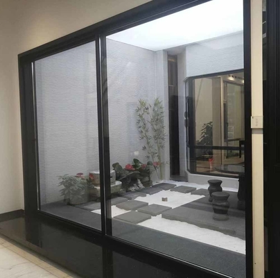 Hall Balcony Aluminium Sliding Windows With Tempered Glass Powder Coated
