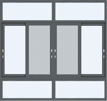 KLUK Aluminum Sliding Windows, Triple Track Patio Windows