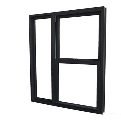 Double Glazed Aluminium Tilt And Turn Windows Anodized With Gold Handles ISO9001