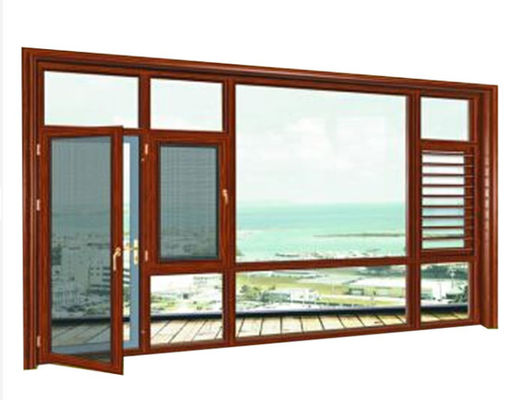 Broken Bridge Aluminium Bifold Glass Doors Matal Framed Interior ISO14001