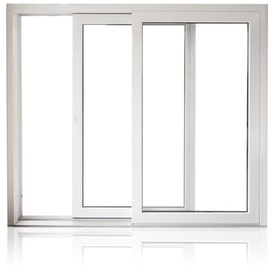 ODM Commercial Aluminum Horizontal Sliding Windows , Two Track Sliding Window