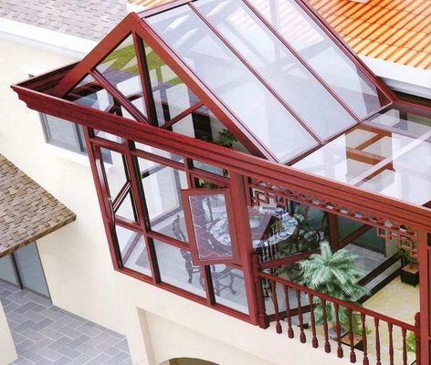 1.5mm ISO Aluminum Sun Room Design Winter Garden Glass Room House Balcony KLUK