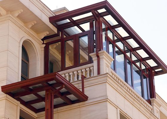 1.5mm ISO آلومینیوم طراحی اتاق آفتاب زمستانی باغ زمستانی اتاق شیشه ای خانه بالکن KLUK