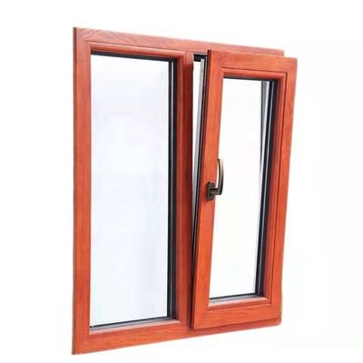 Sandalwood Tilt And Turn Aluminium Windows Flucarbon With Mosquito Net
